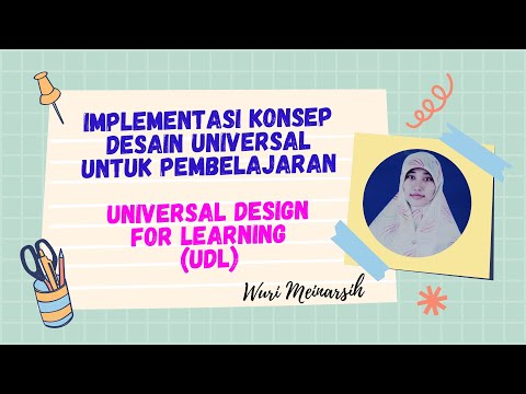 Video: Siapa yang mencipta reka bentuk universal untuk pembelajaran?