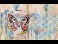 Mixed Media Art Journal Page - Playing With Texture