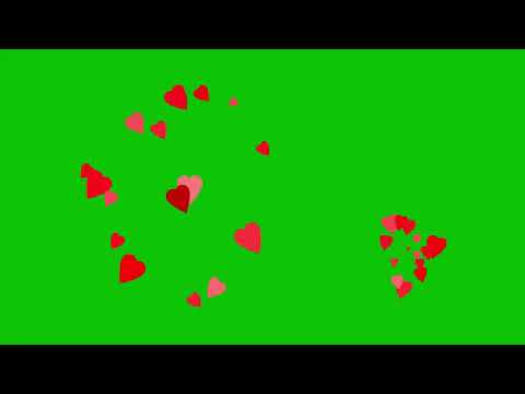 كروما قلوب للمونتاج