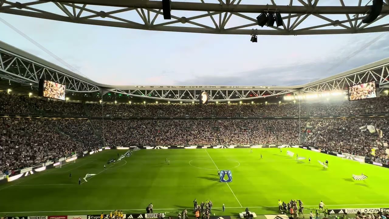 Juventus Fans Sing "Grande Juve (La Bella Signora)" Before Week 1 Match - August 19, 2024