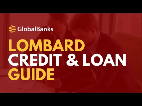 Vídeo: O Que São Empréstimos Lombard
