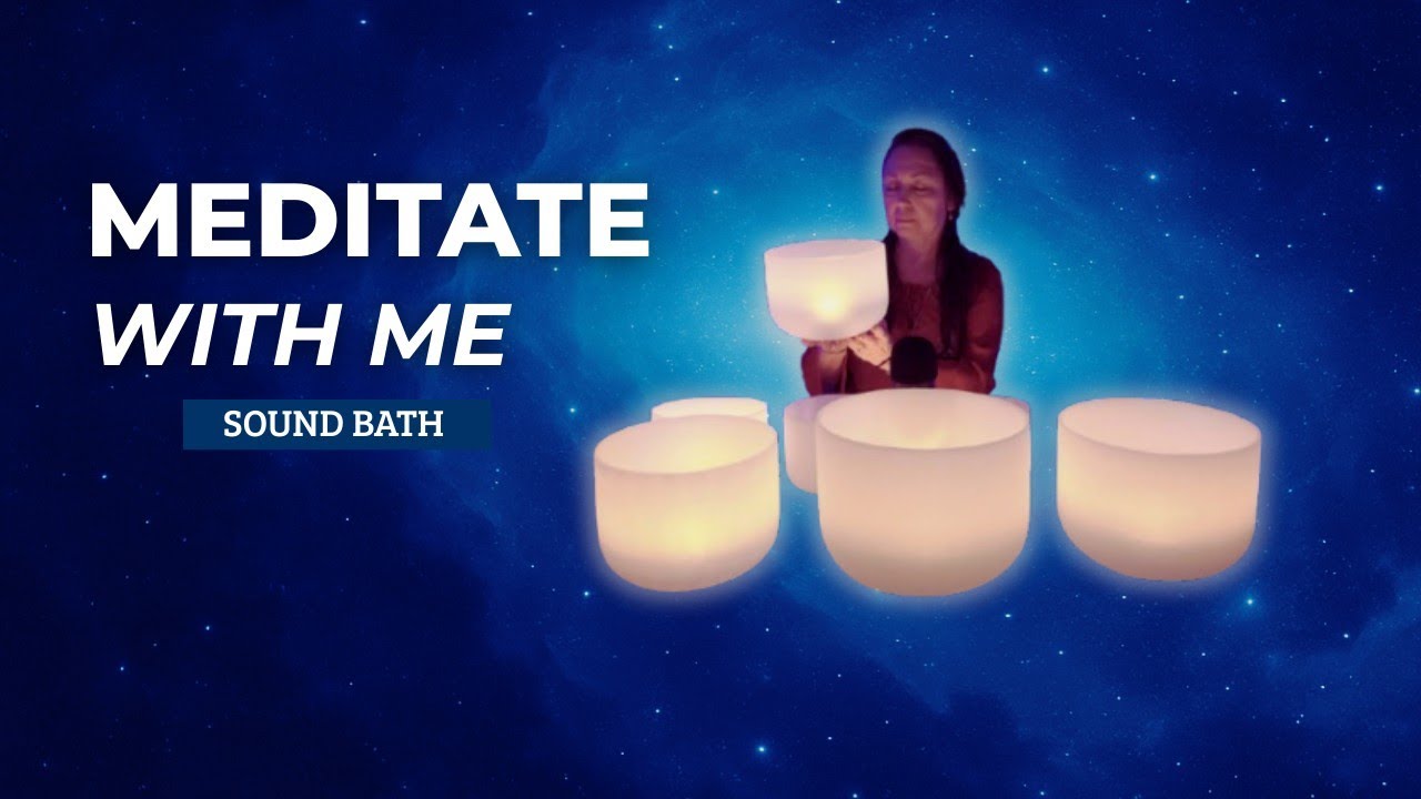 Meditate With Me 🧘 Crystal Bowl Sound Bath | Live Healing & Deep ...