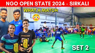 KALAIYARASAN/LOKESH vs HEMACHANDRAN/PREJAN | 23rd NGO OPEN STATE BADMINTON TOURNAMENT 2024 - SIRKALI