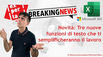 EXCEL 365 – TRUCCHI E SEGRETI: 📜Tre nuove funzioni di testo che ti semplificheranno il lavoro
