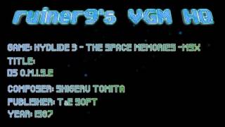 Hydlide 3 - The Space Memories -MSX OST 05 O.M.I.S.E