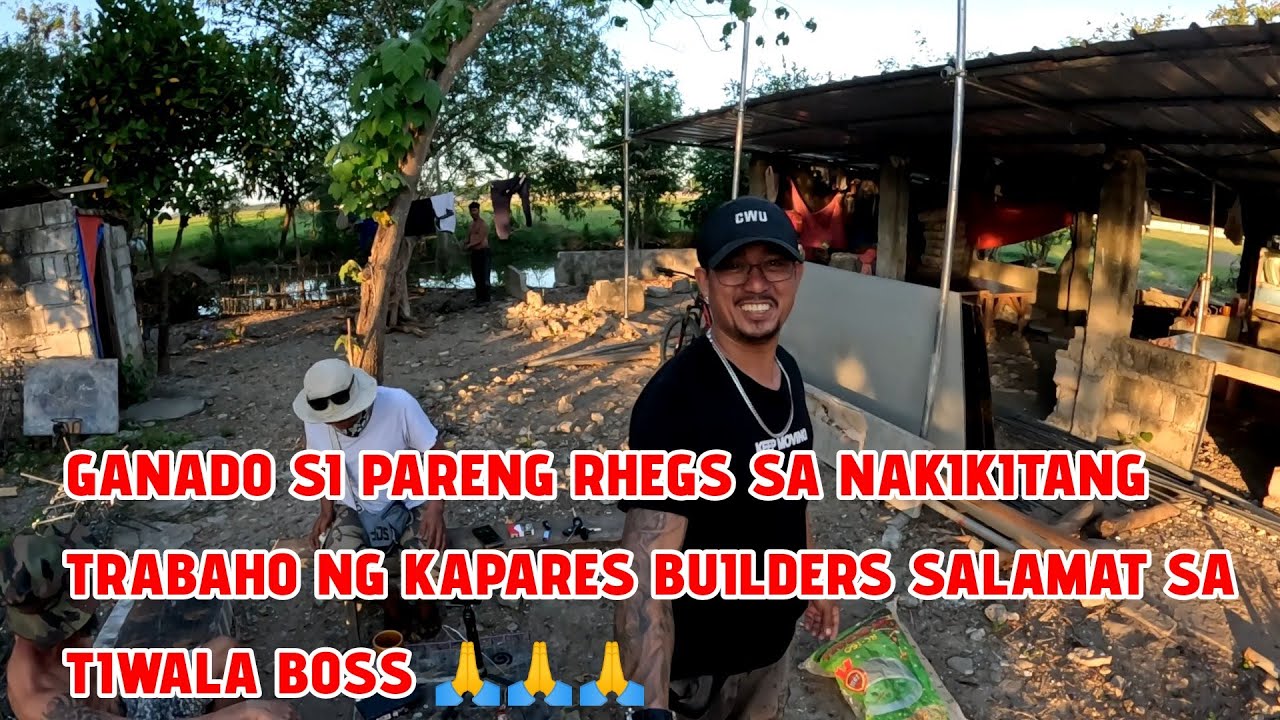 GANADO SI PARENG RHEGS SA NAKIKITANG TRABAHO NG KAPARES BUILDERS SALAMAT SA TIWALA BOSS 🙏🙏🙏