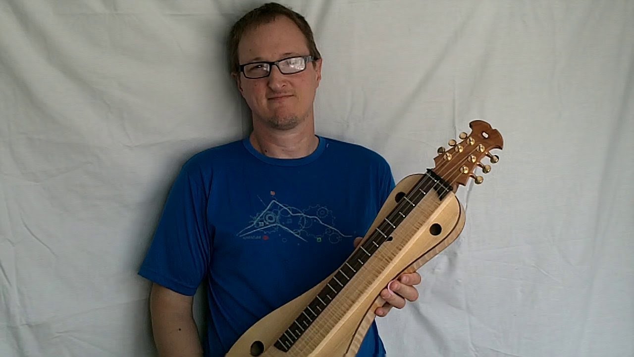 épinette des Vosges new 6 string models in Walnut and Maple by Michael J King