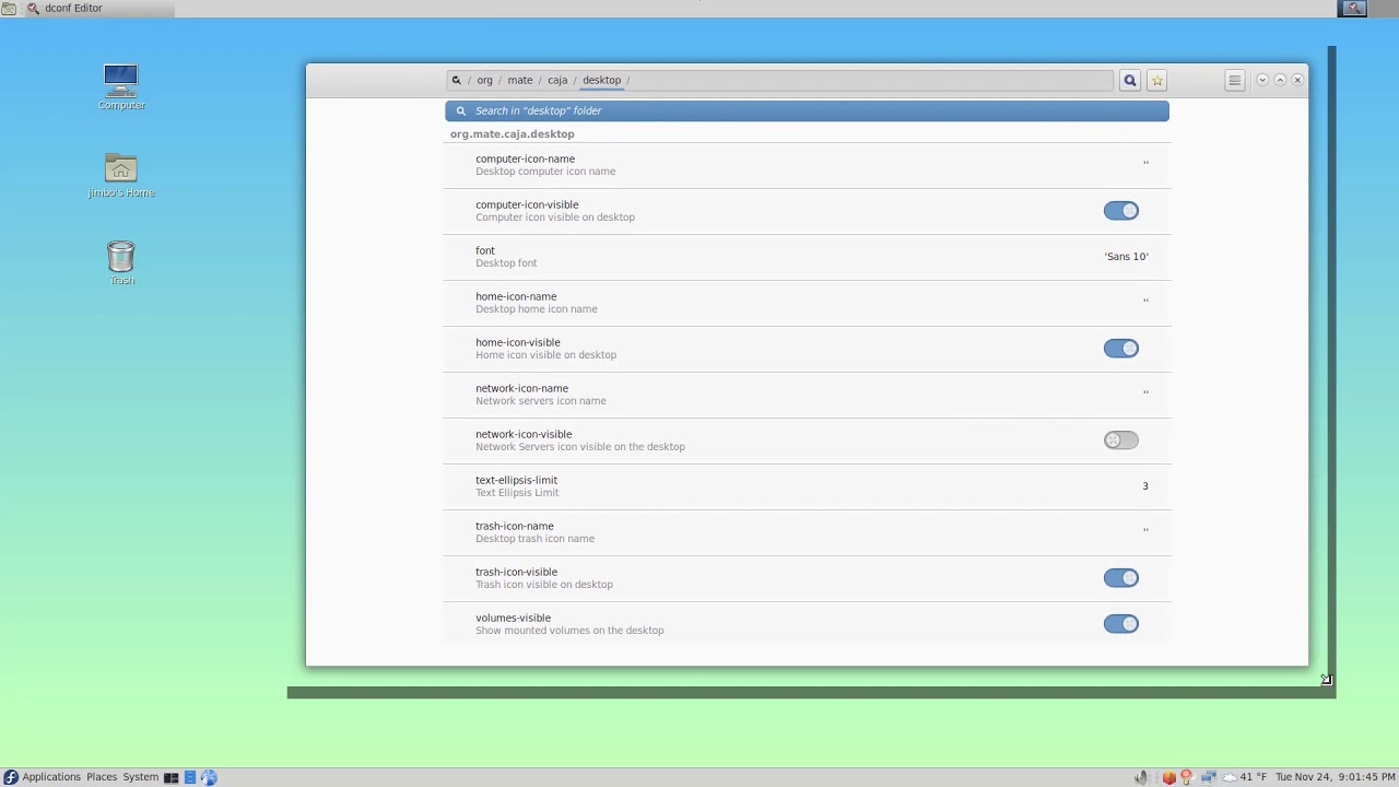 Show or Hide Mate Desktop Icons in Fedora YouTube