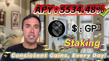 🚀 Solana zero-risk mining tutorial — real GP staking with 5534.48% APY rewards delivered!