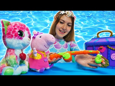 Deniz Kızı ile çocuk videoları - Peppa, Robocar Poli ve My Little pony ile seçkin bölümler!