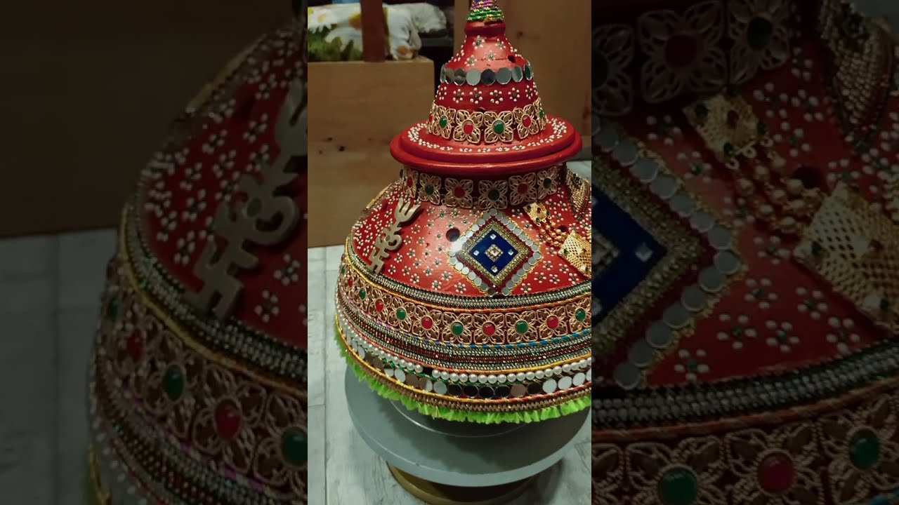 Navratri Garbo.!!! | Indian handicrafts decor, Diwali craft, Festival  decorations
