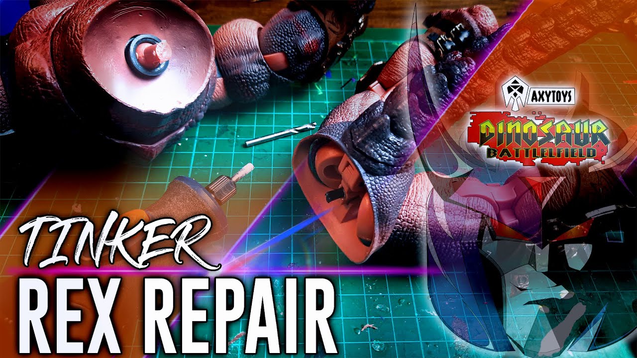 Axy Toys Rex Repair | Figurenreparatur | Tim Kay's Nerd Crate