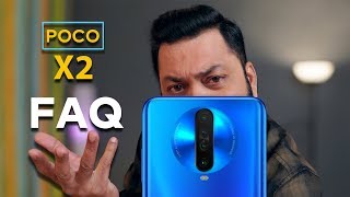 POCO X2 DETAILED FAQ ⚡⚡⚡ 120Hz IPS vs 60Hz AMOLED | MIUI Ads | GCAM जानिये सबकुछ!!