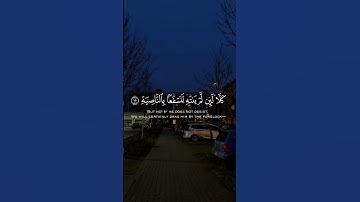 سورة العلق راشد الأركاني...🤍 #راحة_نفسية.