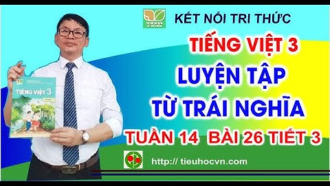 Từ trái nghĩa, Câu khiến | Tuần 14 Bài 26 Tiết 3 Tiếng Việt 3 Kết nối Trang 119@tulieutieuhoc
