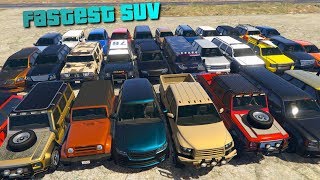 GTA V Online Which SUV is fastest | Top Speed