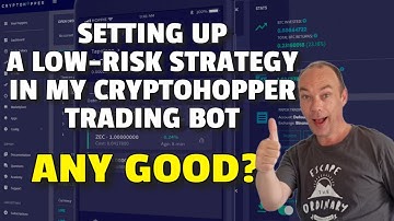Cryptohopper - Setting Up A Low-Risk Strategy Trading Bot - Results?
