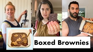 Pro Chefs Improve Boxed Brownies 8 Methods Test Kitchen Talks Home Bon Appétit