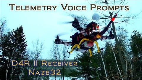 Mini Quad Telemetry Voice Prompts & Warnings! ZMR250