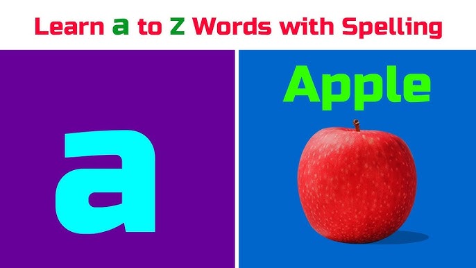 Apple A To Z | A For Apple #Aforapple #Bforball - Youtube