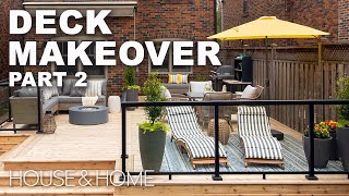 A Spacious Backyard Deck Becomes A Summer Oasis