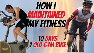 How I STOPPED losing cycling FITNESS on a 10 DAY family trip! *Amazing RESULT!*