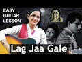 Lag Jaa Gale - Woh Kaun Thi | Easy Guitar Chords | Lata Mangeshkar | Guitar cover | Romantic song