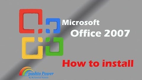 how to install Microsoft office 2007(easy method)