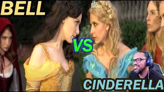 REACTION: CINDERELLA vs BELLE: Princess Rap Battle (Sarah Michelle Gellar \& Whitney Avalon)