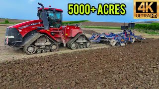 4K UHD 5000+ Acres MONSTER CASE 600 Tractor Destroying YORKSHIRE Fields Agricultural