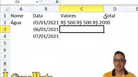 Como somar valores em uma mesma célula no Excel?