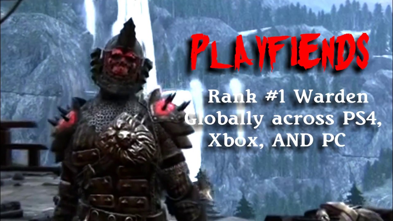 Playfiends - Rank 1 Warden In the World (For Honor Season 1)