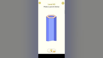 Delete Puzzle: Erase One Part Level 43 | Delete Puzzle: Erase One Part Make a pencil statue