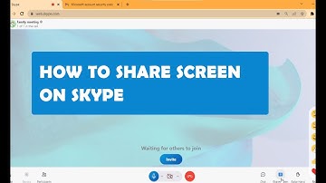 How to share screen on Skype (SOLVED)