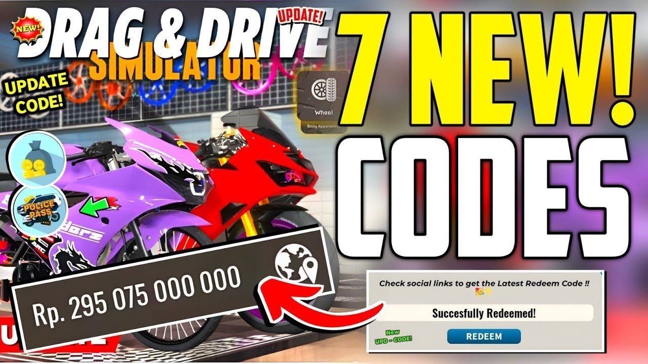 ⚠️АКТИВНО!💥[КОД]⚠️ КОДЫ ДЛЯ DRAG DRIVE SIMULATOR ROBLOX НА ЯНВАРЬ 2026 ГОДА - КОДЫ ДЛЯ DRAG DRIVE...