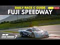 Fuji speedway Gr.2 lap guide | GT7 lap guide