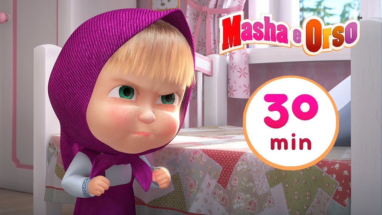 Masha e Orso 🐻👱‍♀️ Game Over 🌟👧 Collezione di episodi 💥 Cartoni  animati per bambini 