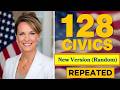 USCIS 128 Civics Questions and SIMPLE Answers | 2026 Civics Test US Naturalization | 2X | #n400