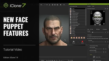 iClone 7.9 Tutorial - New Face Puppet Features