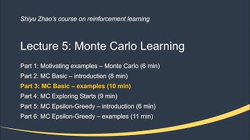 L5: Monte Carlo Learning (P3-MC Basic-examples)—Mathematical Foundations of RL