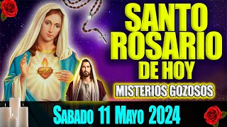 🌹 SANTO ROSARIO DE HOY SABADO 11 MAYO 2024 🌹 MISTERIOS GOZOSOS 🌹 ROSARIO ES MI ORACION DIARIA