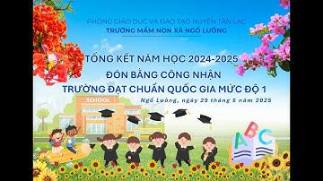 Trường Mầm non xã Ngổ Luông tổ chức Lễ đón Bằng Công nhận Trường đạt chuẩn Quốc gia mức độ I