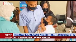 Pegawai Kejaksaan Negeri Bojonegoro Histeris Takut Jarum Suntik - iNews Pagi 05/03