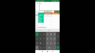 SEQUENCE formula in mobile ms excel | Mobile excel tutorial