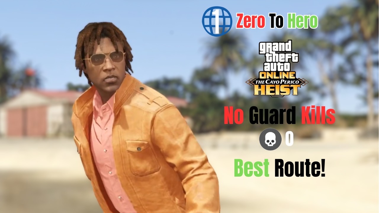 Cayo Perico Finale Zero Guard Kills! Best Cayo Route | GTA 5 Online ...