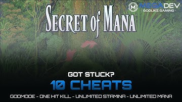 SECRET OF MANA CHEATS: Godmode, OHK, GM, ... | Trainer by MegaDev
