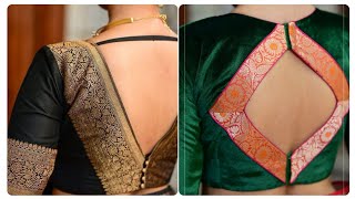 Indian Saree Blouse Back Neck Designs