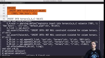 DB2 — Chapter #05 — Video #18 — MonetDB: replaying updates in MAL, delta table mangement