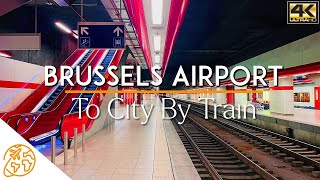 Brussels Airport To City By Train by Wonderliv Travel 2,124 views 2 months ago 6 minutes, 53 seconds