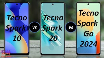 tecno spark 10 vs tecno spark 20 vs tecno spark Go 2024